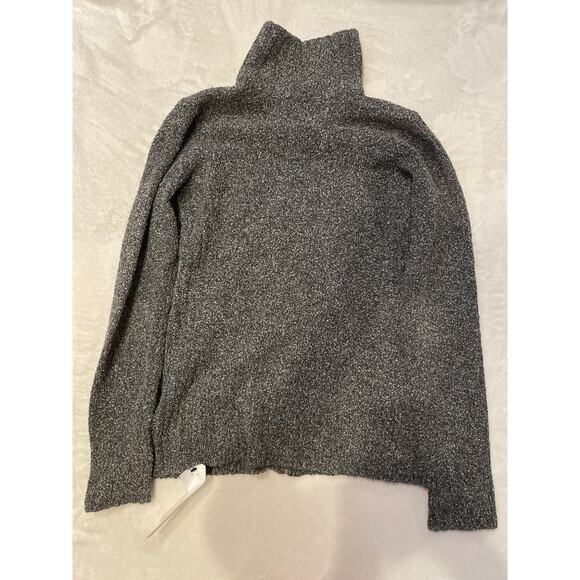 COLUMBIA Women's S Full Zip Sweater Jacket Gray Marl Knit Mock Neck Warm Outdoor - Picture 7 of 8